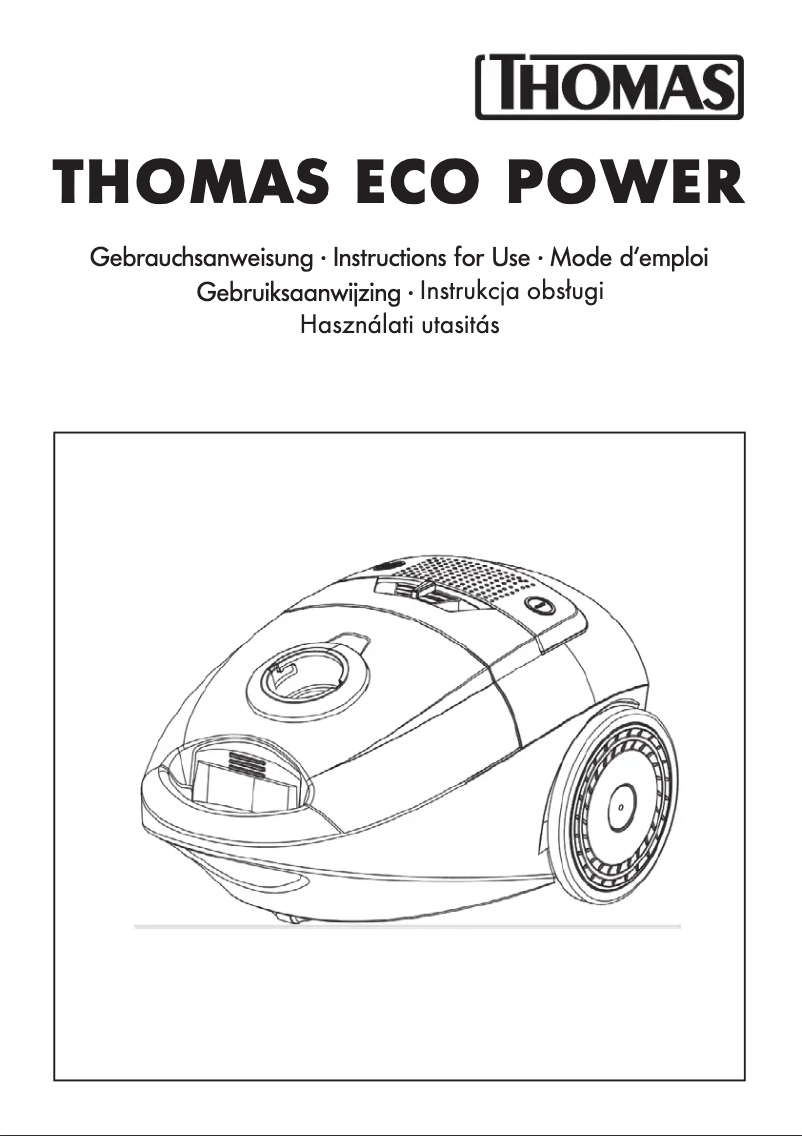 Página 1 del manual Manual de usuario Thomas Eco Power 2.0
