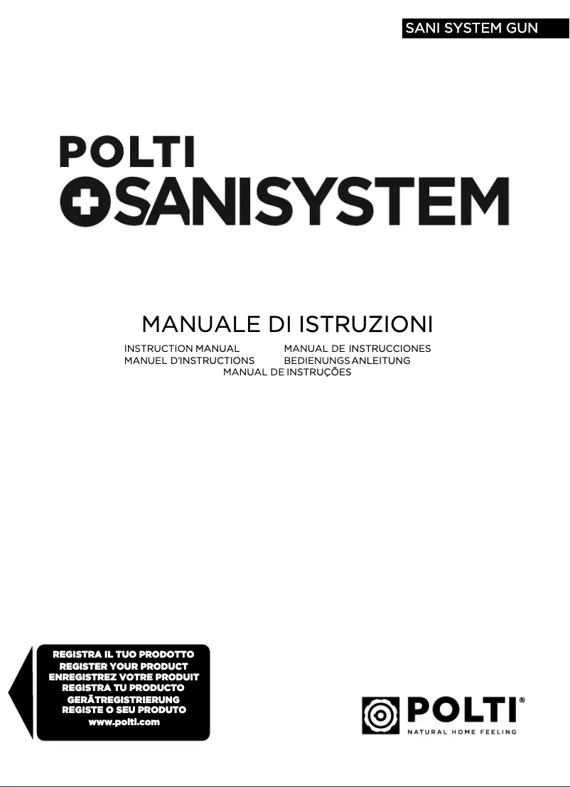 Página 1 del manual Manual de usuario Polti Sani System Gun