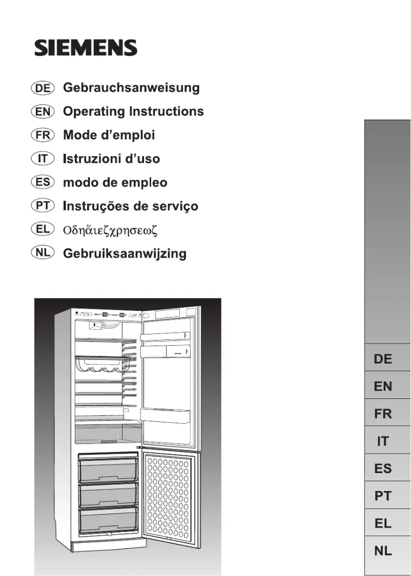 Página nº 1 - Manual de usuario Siemens KG 39P371
