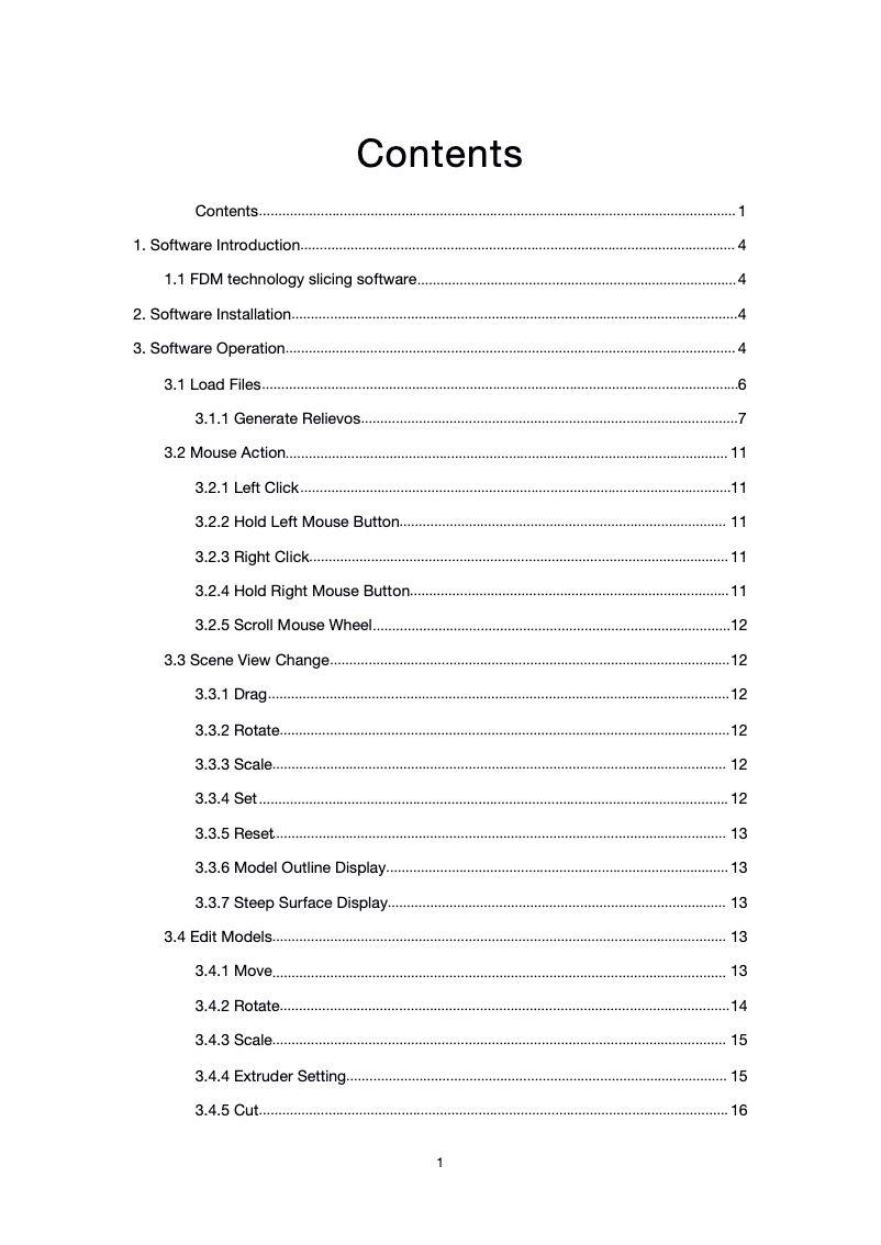 Imagen de la primera página del manual del dispositivo FlashPrint