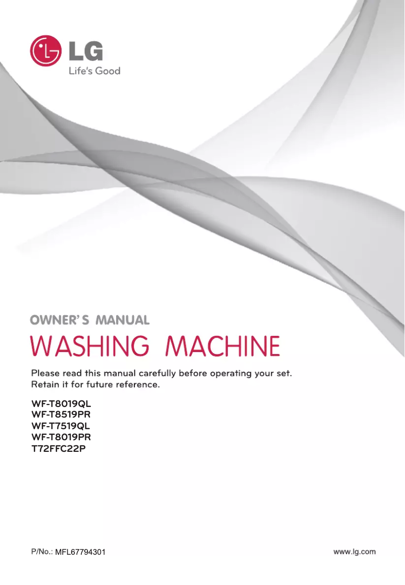 Imagen de la primera página del manual del dispositivo WF-T8019PR