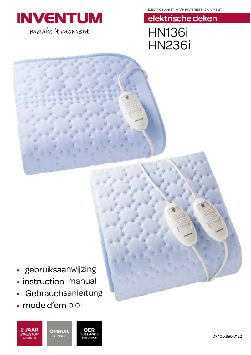 Página 1 del manual Manual de usuario Inventum HN136i