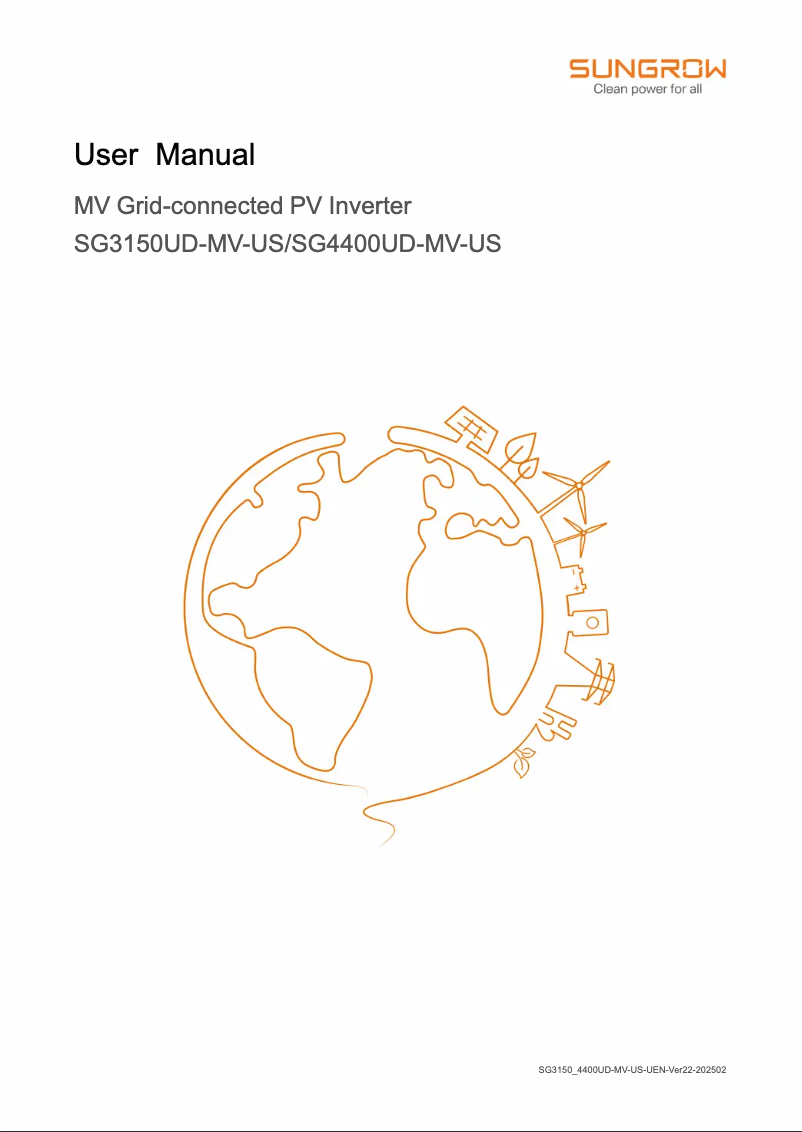 Imagen de la primera página del manual del dispositivo SG4400UD-MV-US