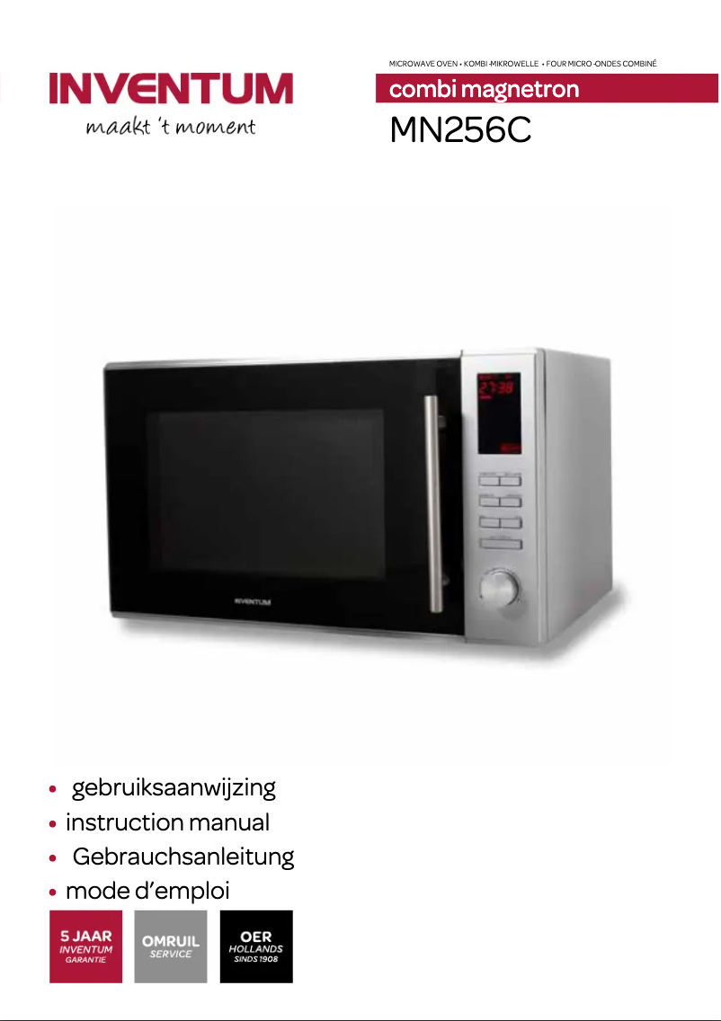 Página 1 del manual Manual de usuario Inventum MN256C