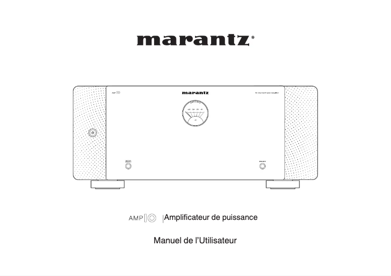 Página nº 1 - Manual de usuario Marantz AMP 10