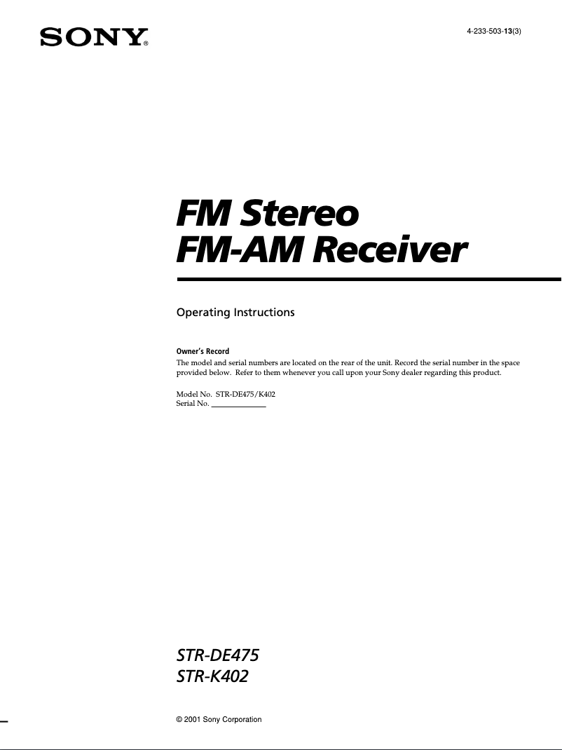 Imagen de la primera página del manual del dispositivo DAV-L7100