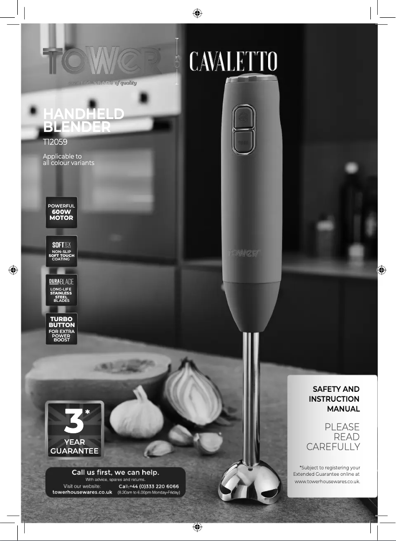 Imagen de la primera página del manual del dispositivo Cavaletto T12059