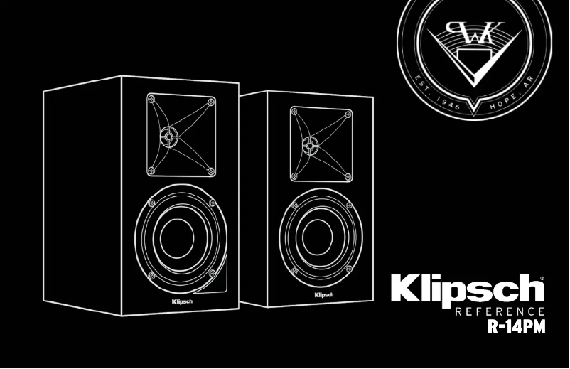 Página 1 del manual Manual de usuario Klipsch R-14PM