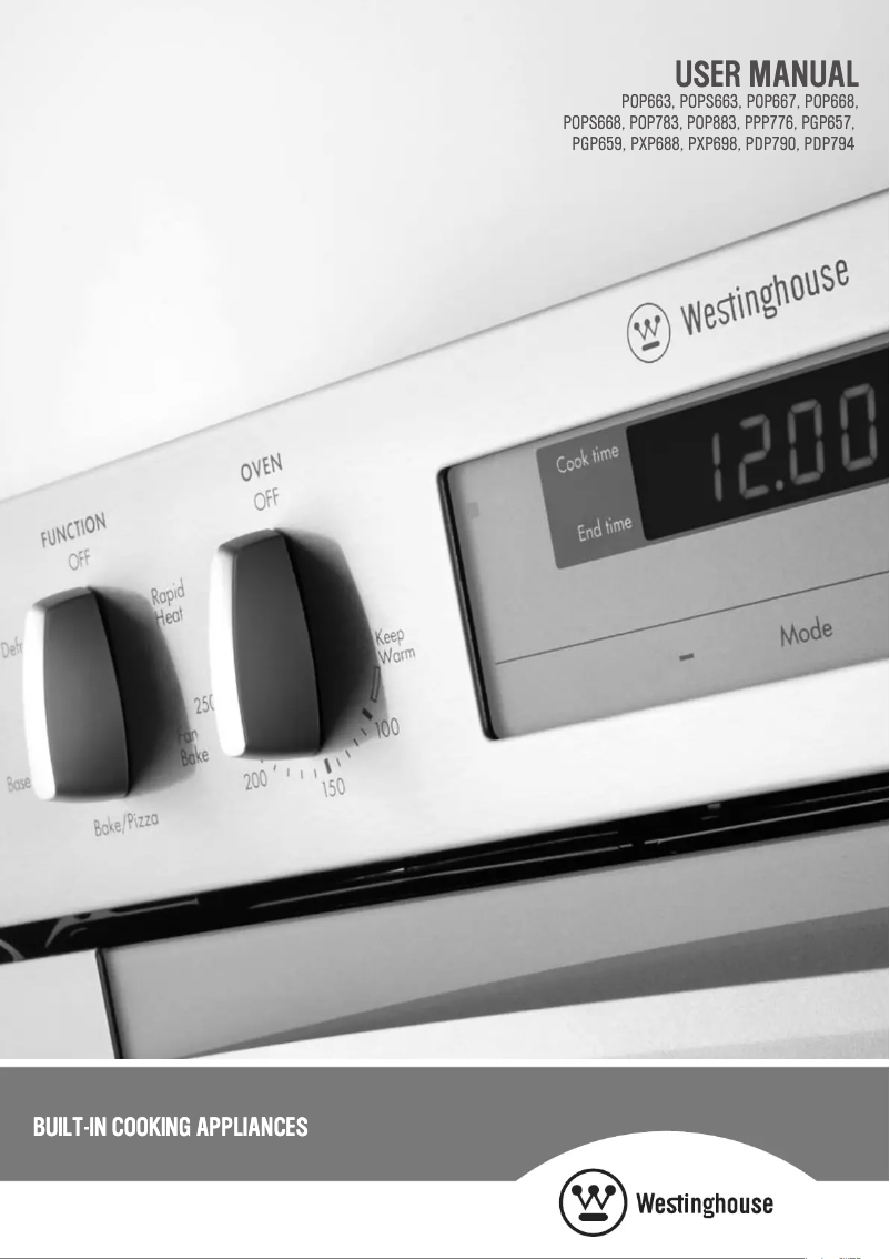 Página 1 del manual Manual de usuario Westinghouse PDP794W