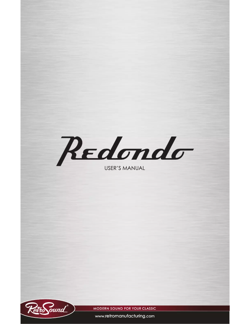 Imagen de la primera página del manual del dispositivo Redondo RS M4