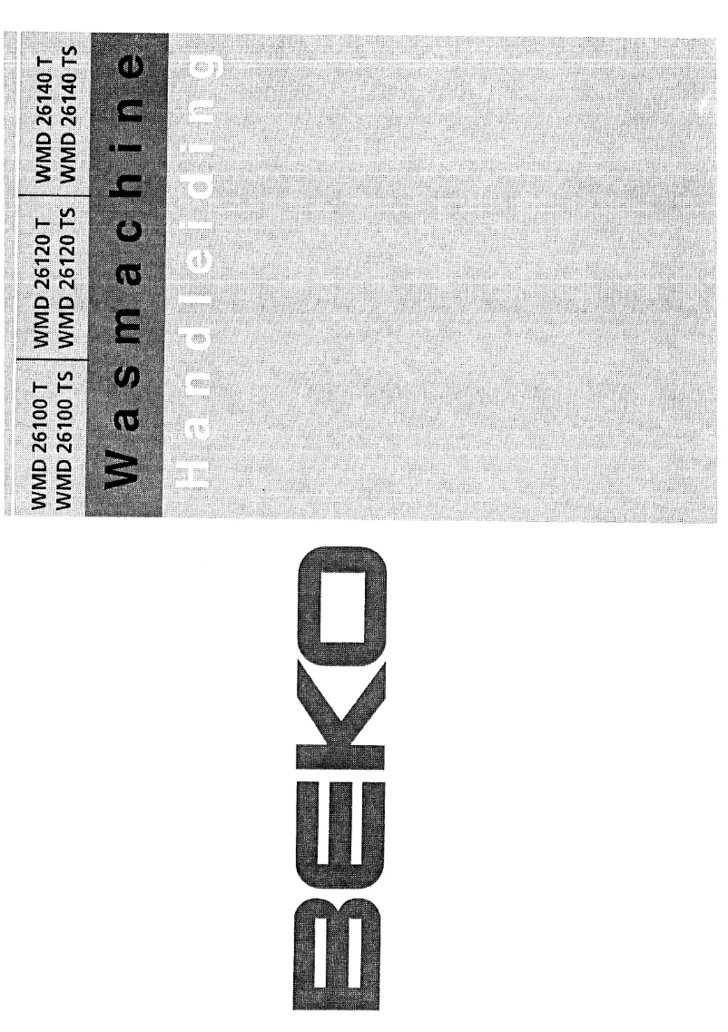 Imagen de la primera página del manual del dispositivo WMD 26125