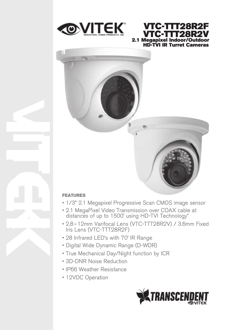 Página 1 del manual Manual de usuario Vitek VTC-TTT28R2F