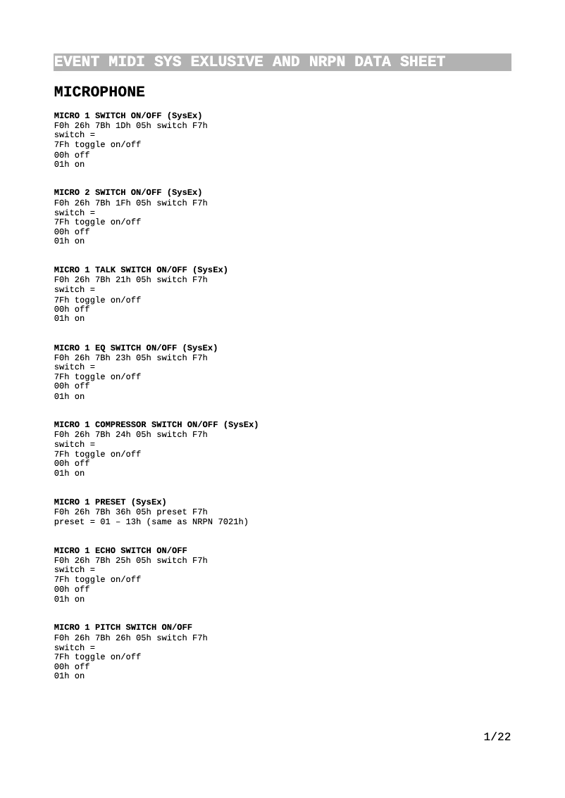 Página nº 1 - Manual de usuario Ketron Event Chrom