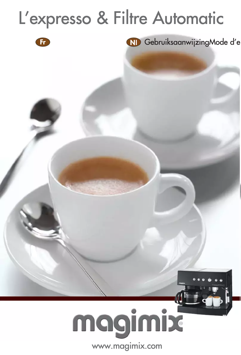 Imagen de la primera página del manual del dispositivo Espresso & Filtre Automatic