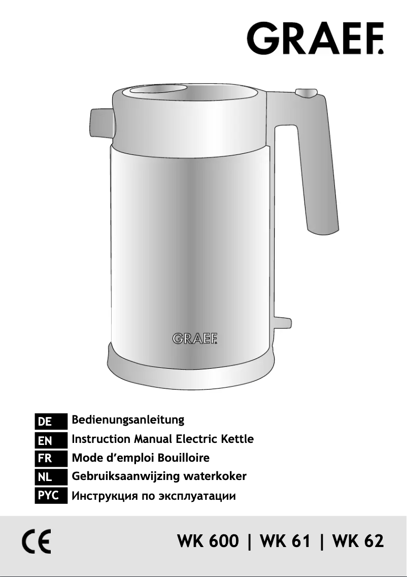 Imagen de la primera página del manual del dispositivo WK 61