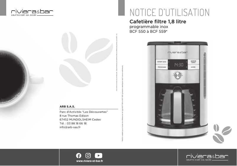 Imagen de la primera página del manual del dispositivo BCF550