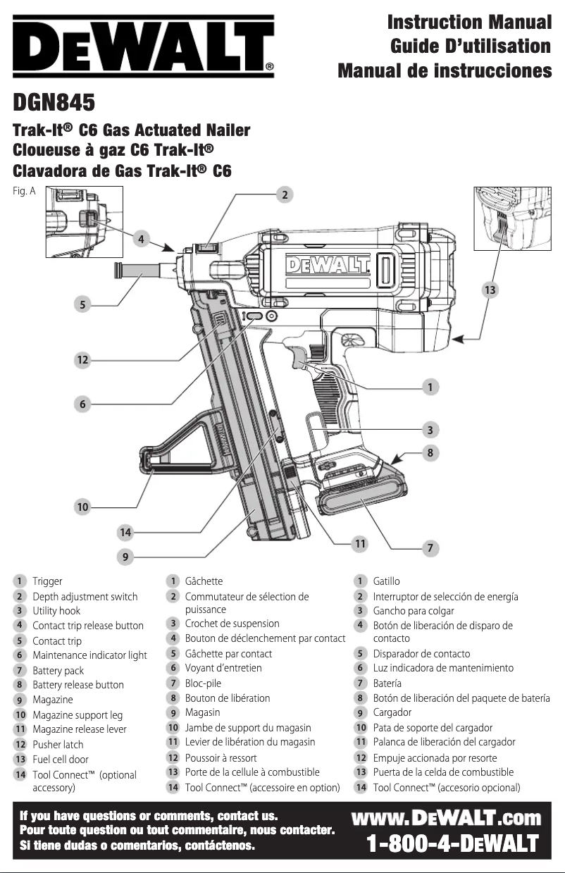 Imagen de la primera página del manual del dispositivo DC608B
