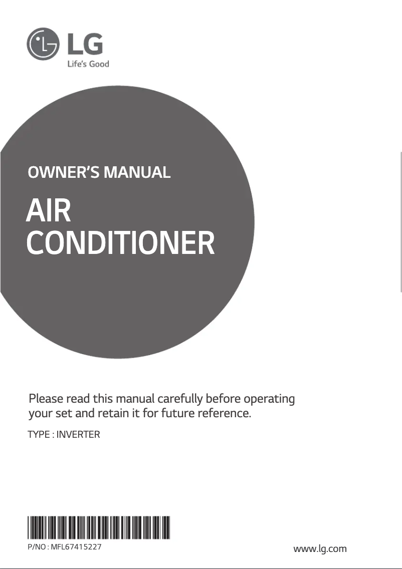 Página 1 del manual Manual de usuario LG USUQ246C454