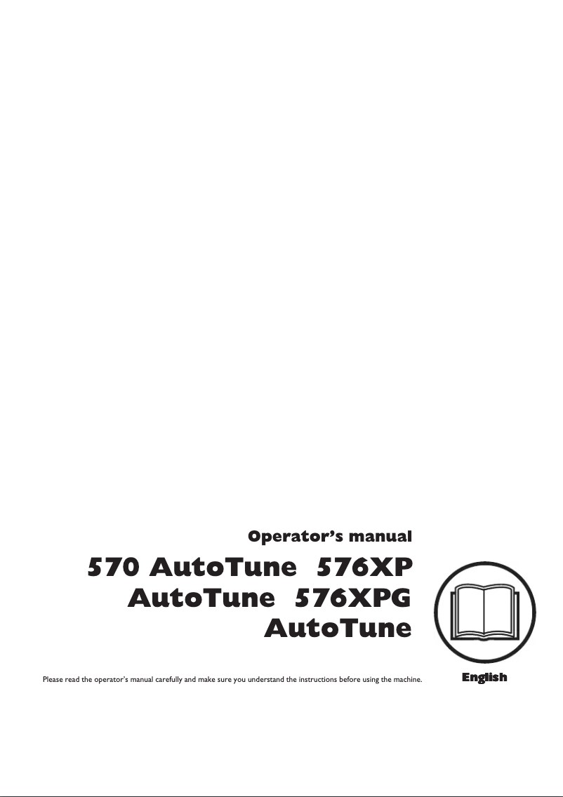 Página 1 del manual Manual de usuario Husqvarna 576 XP AutoTune