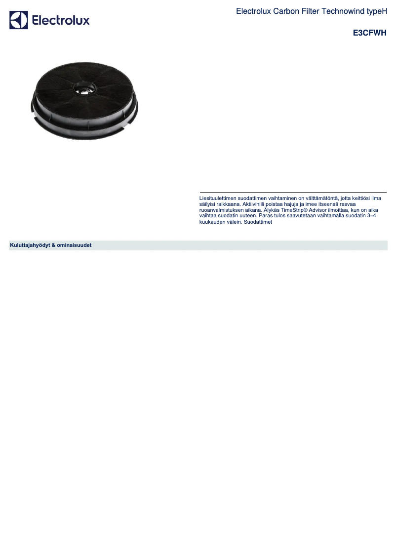 Imagen de la primera página del manual del dispositivo E3CFWH