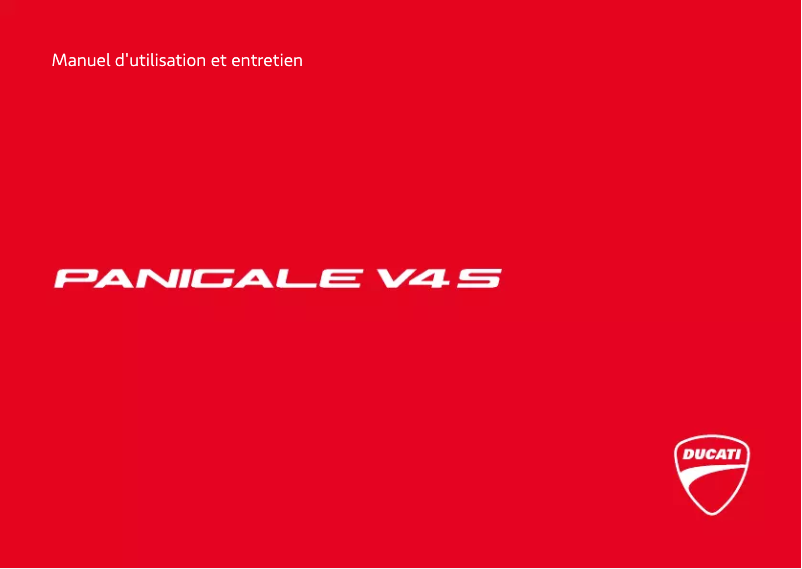 Página 1 del manual Manual de usuario Ducati Panigale V4 S (2019)