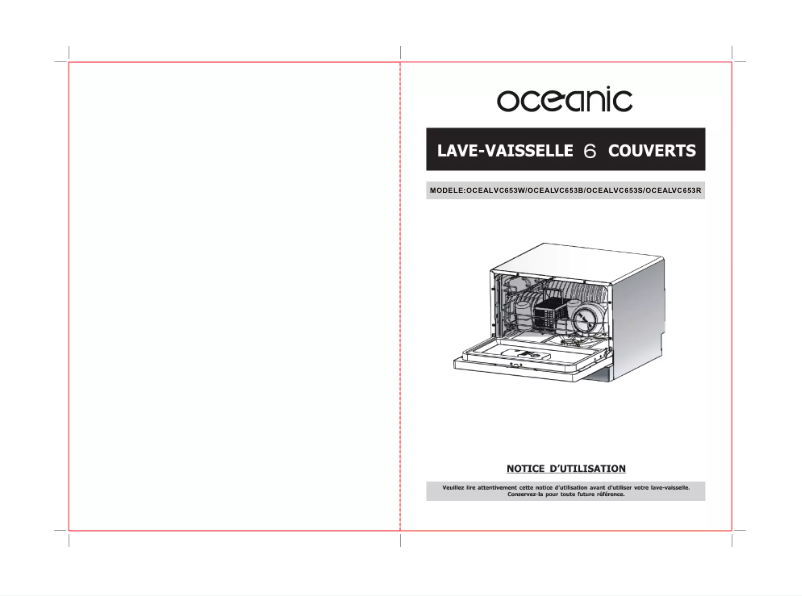 Imagen de la primera página del manual del dispositivo OCEALVC653R