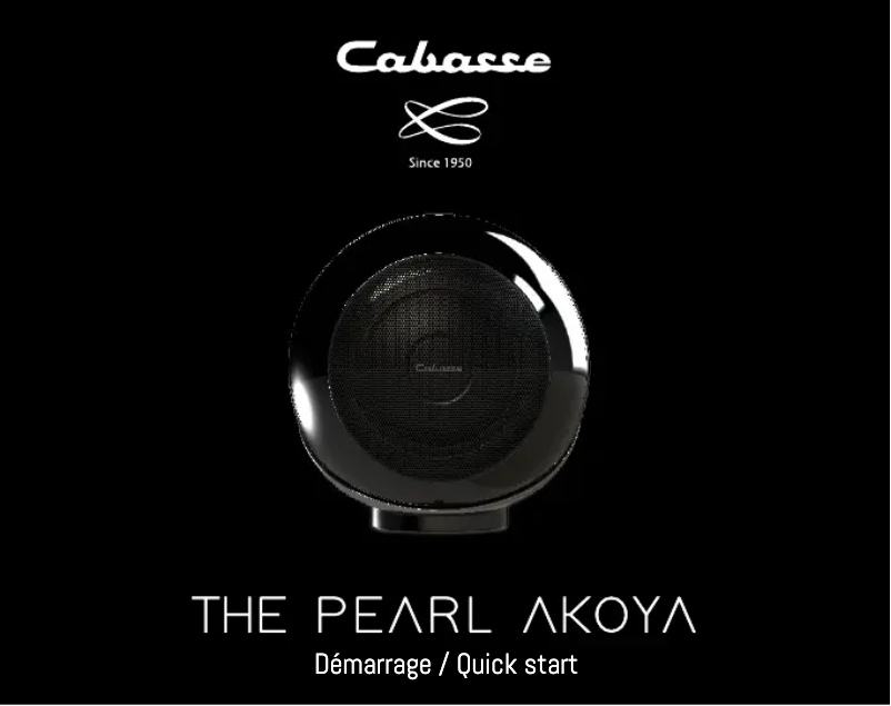 Imagen de la primera página del manual del dispositivo The Pearl Akoya