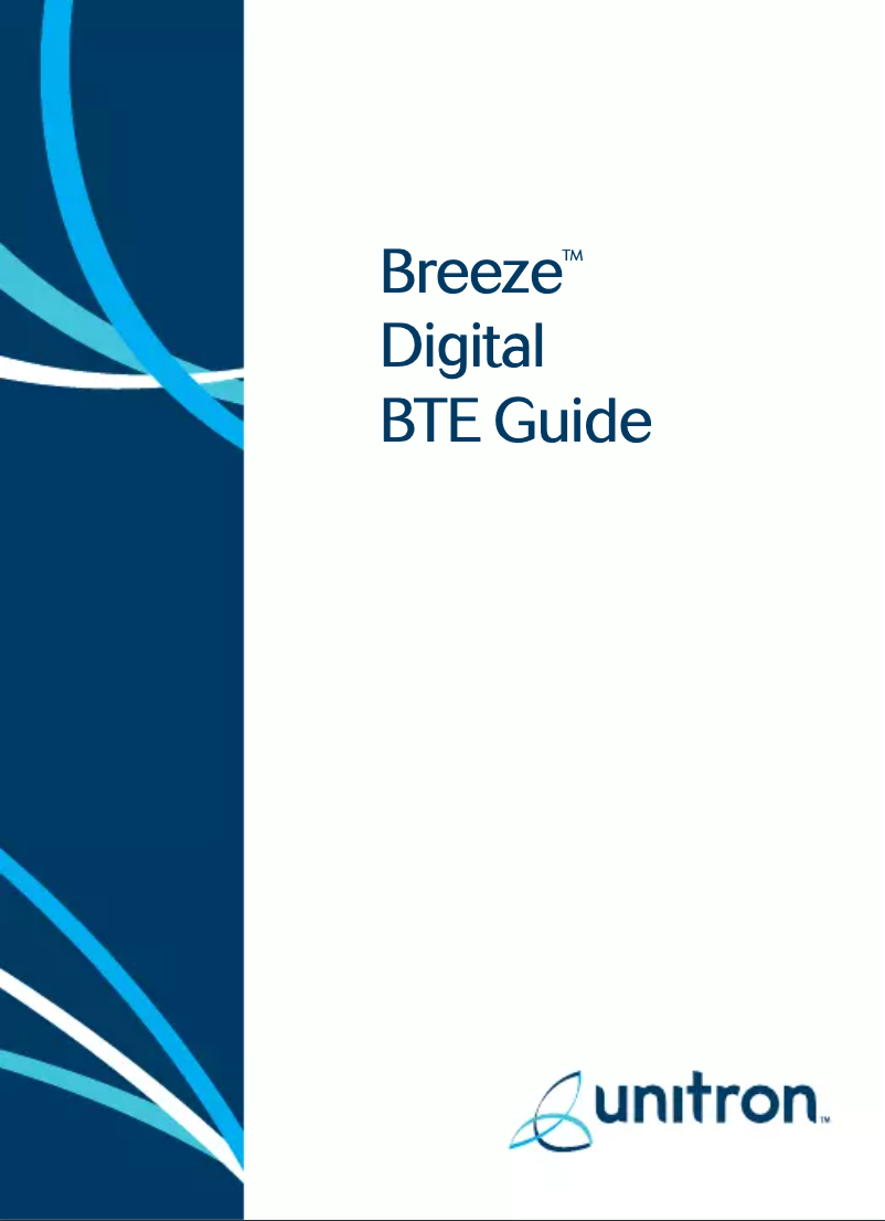Página 1 del manual Manual de usuario Unitron Breeze BTE