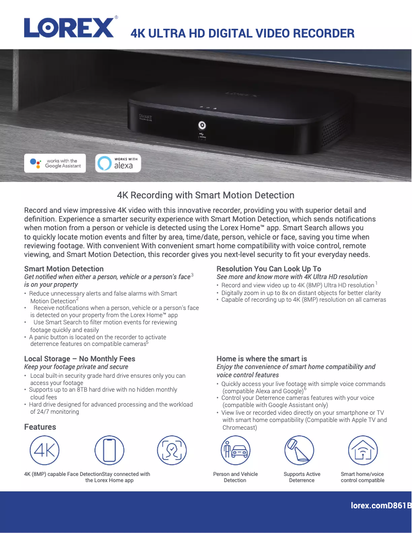 Imagen de la primera página del manual del dispositivo D861A82B