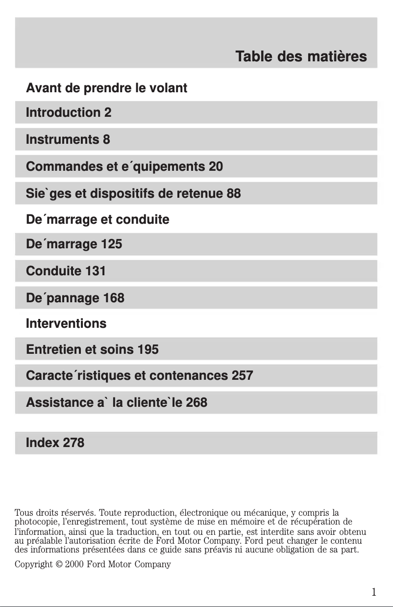 Imagen de la primera página del manual del dispositivo Ranger (2001)