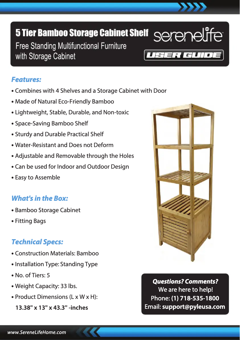 Página nº 1 - Manual de usuario SereneLife SLHFTR40