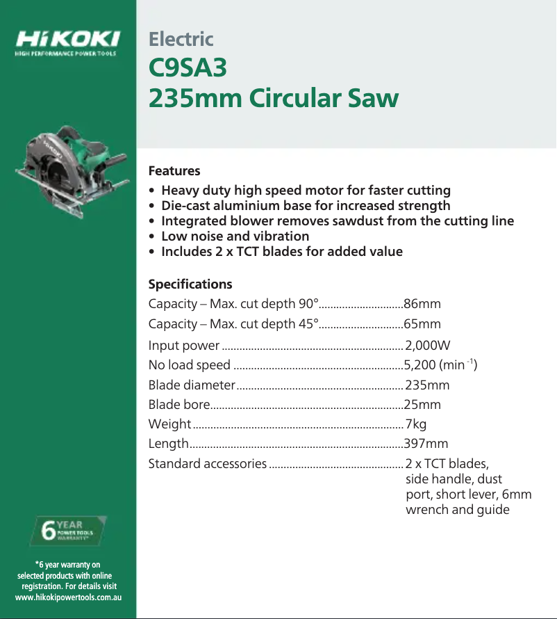 Imagen de la primera página del manual del dispositivo C 9SA3