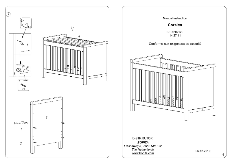 Imagen de la primera página del manual del dispositivo Corsica