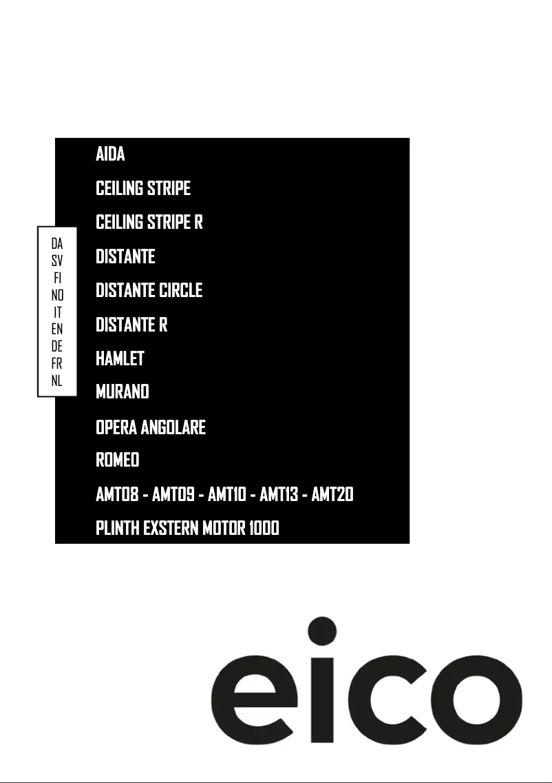 Página 1 del manual Manual de usuario Eico Amt 20, Extern Motor