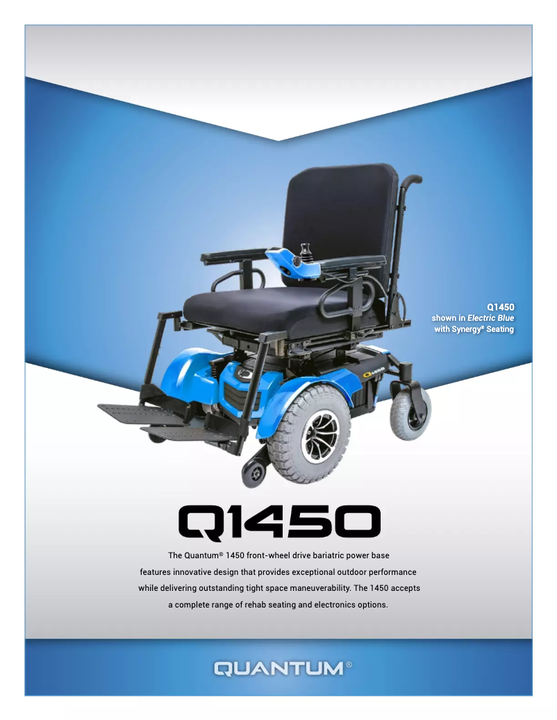 Página 1 del manual Folleto Quantum 1450