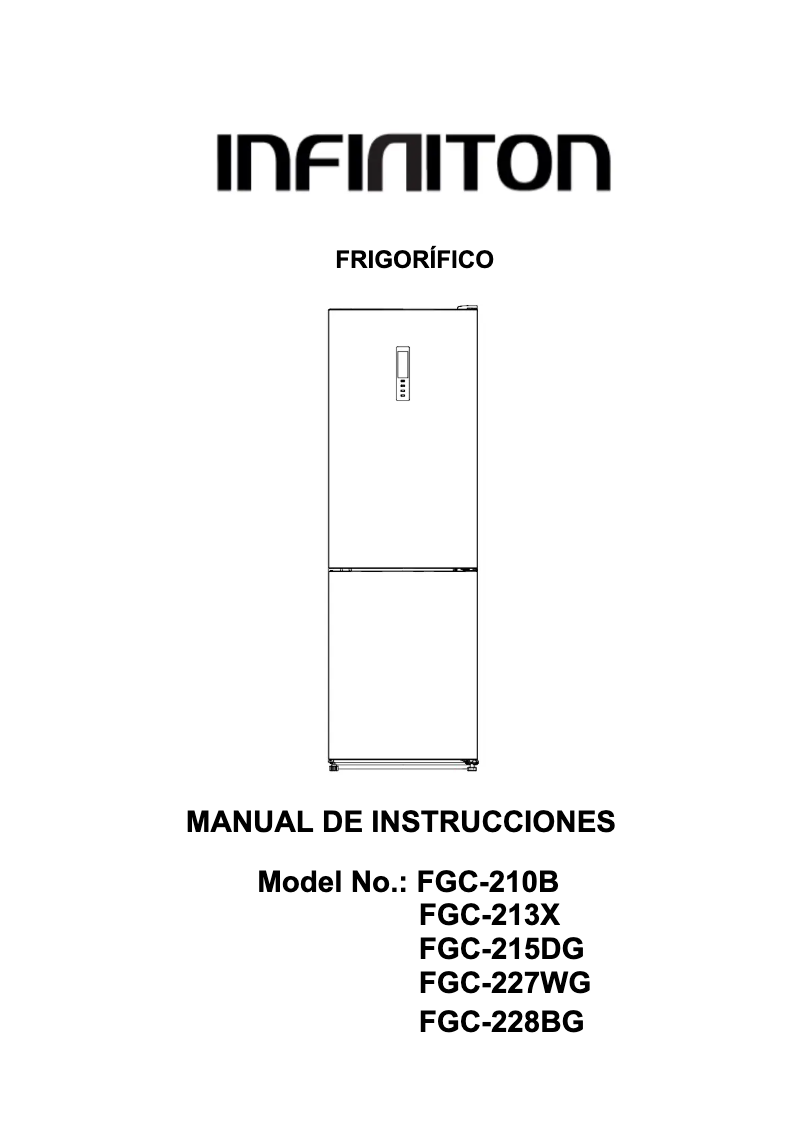 Imagen de la primera página del manual del dispositivo FGC-213X