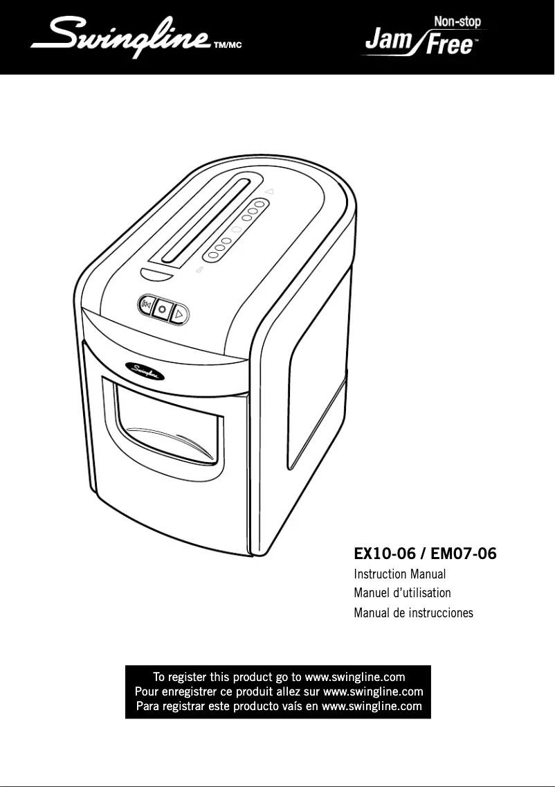 Página 1 del manual Manual de usuario Swingline 1757395