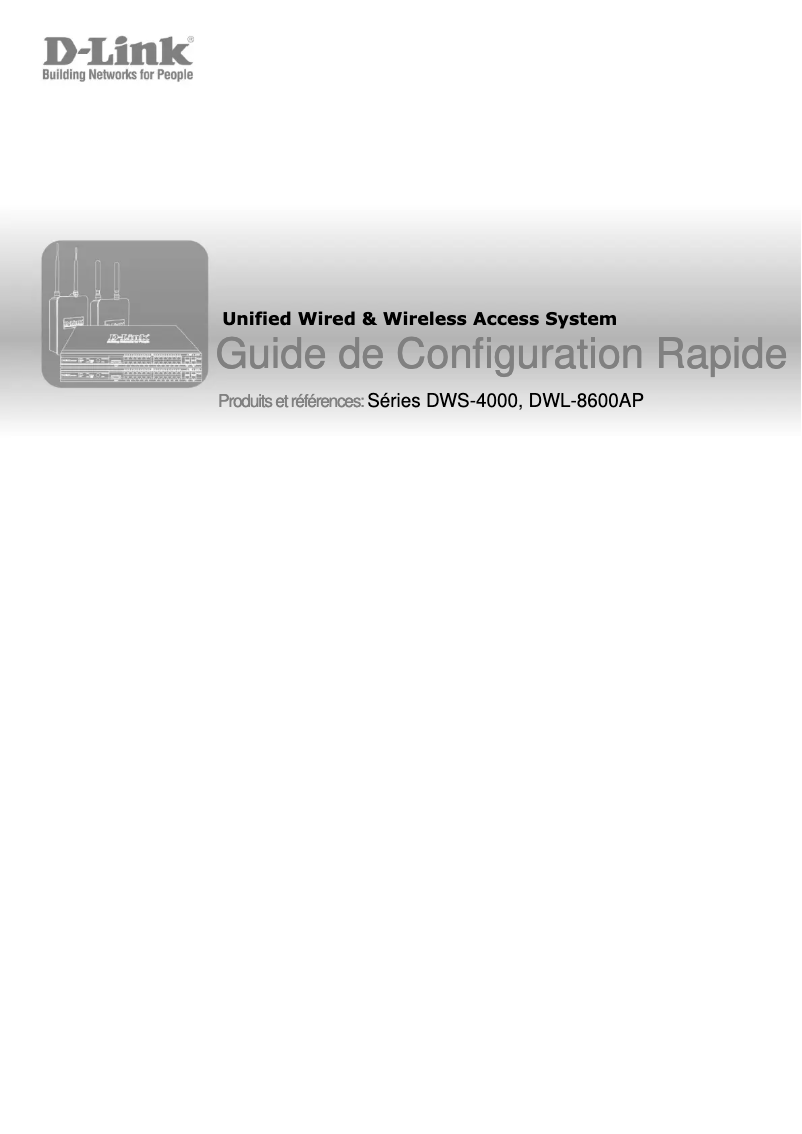 Página 1 del manual Guía de inicio rápido D-Link DWS-4026