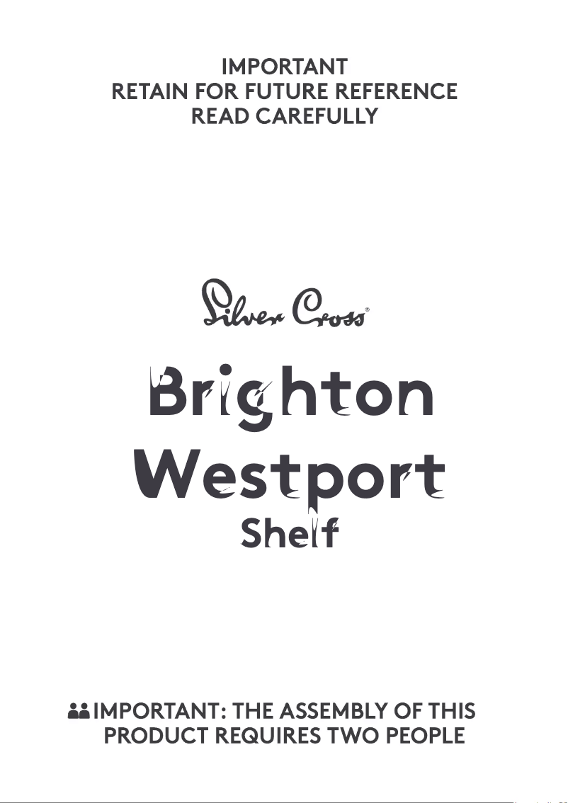 Imagen de la primera página del manual del dispositivo Westport Shelf