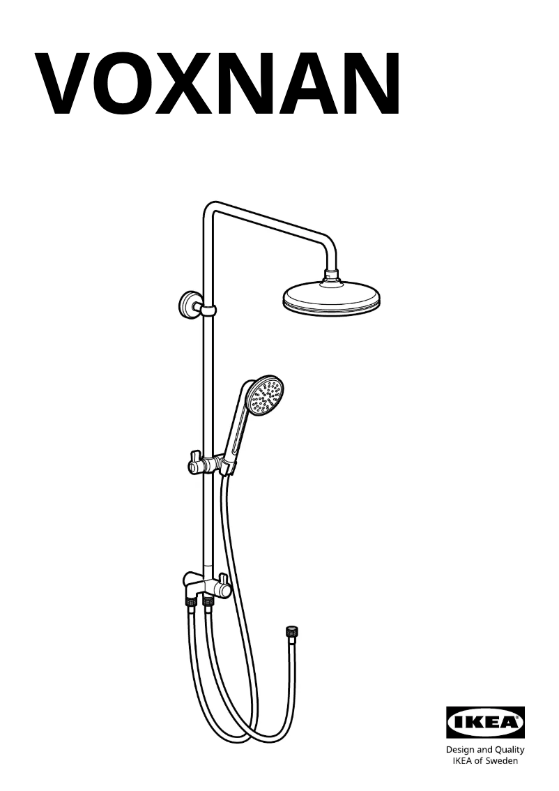 Página 1 del manual Manual de usuario Ikea VOXNAN 904.462.71