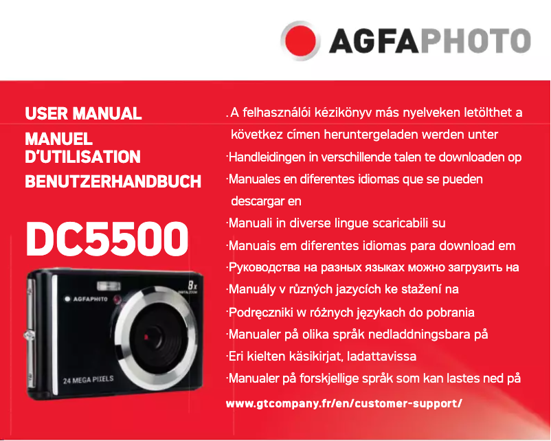 Imagen de la primera página del manual del dispositivo DC5500