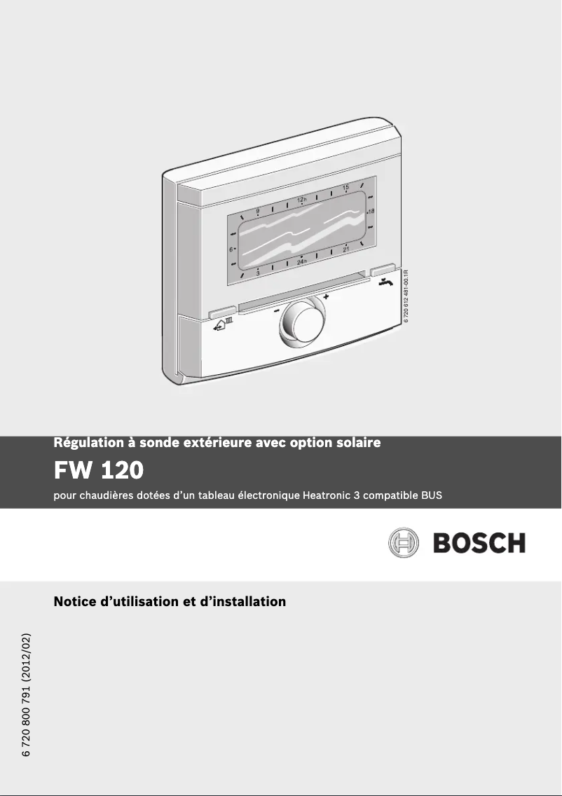 Página 1 del manual Manual de usuario Bosch FW120