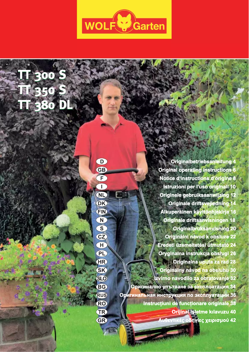 Página nº 1 - Manual de usuario Wolf Garten TT 380 DL