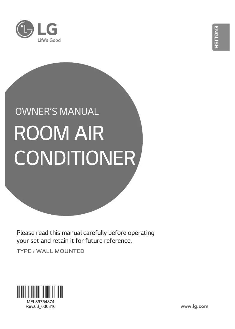 Página 1 del manual Manual de usuario LG JSNQ18PTXD