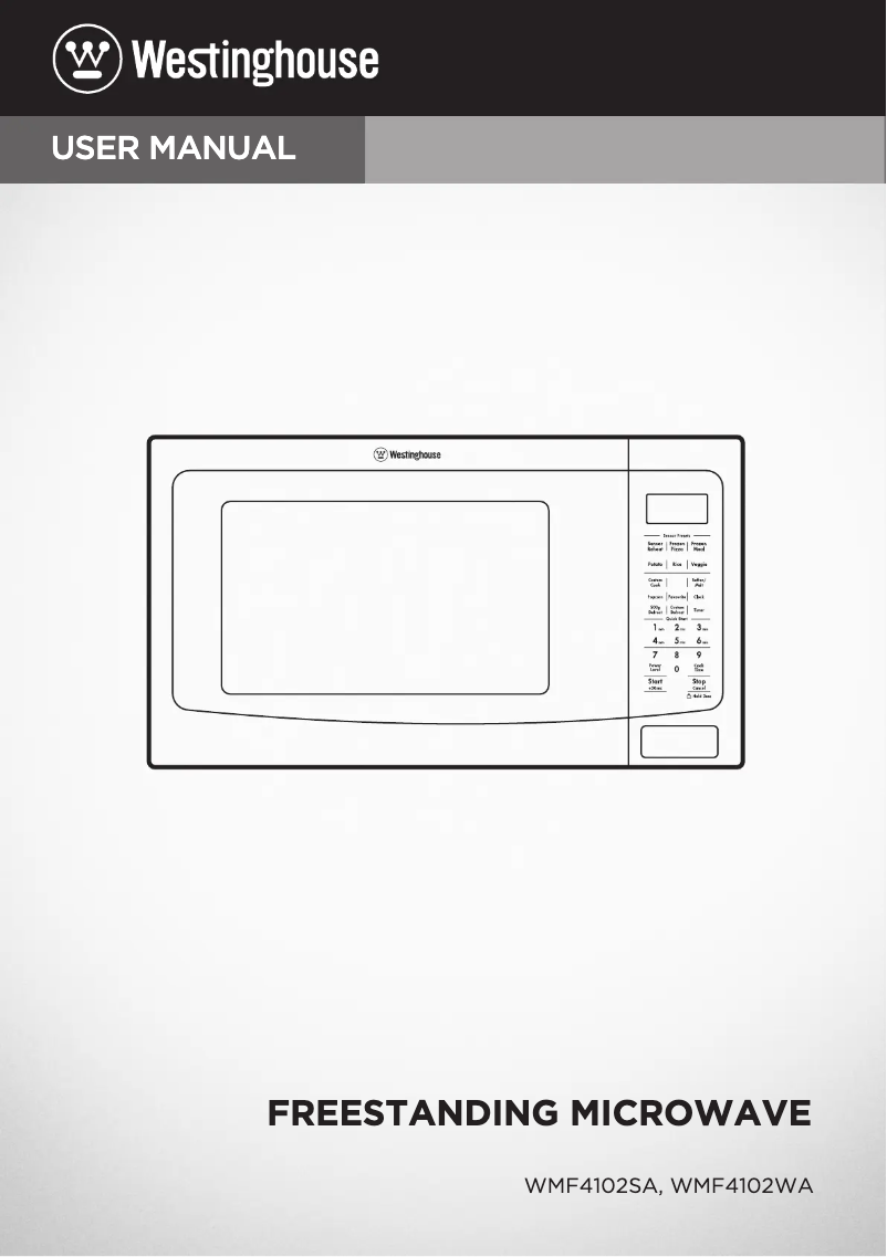 Imagen de la primera página del manual del dispositivo WMF4102WA