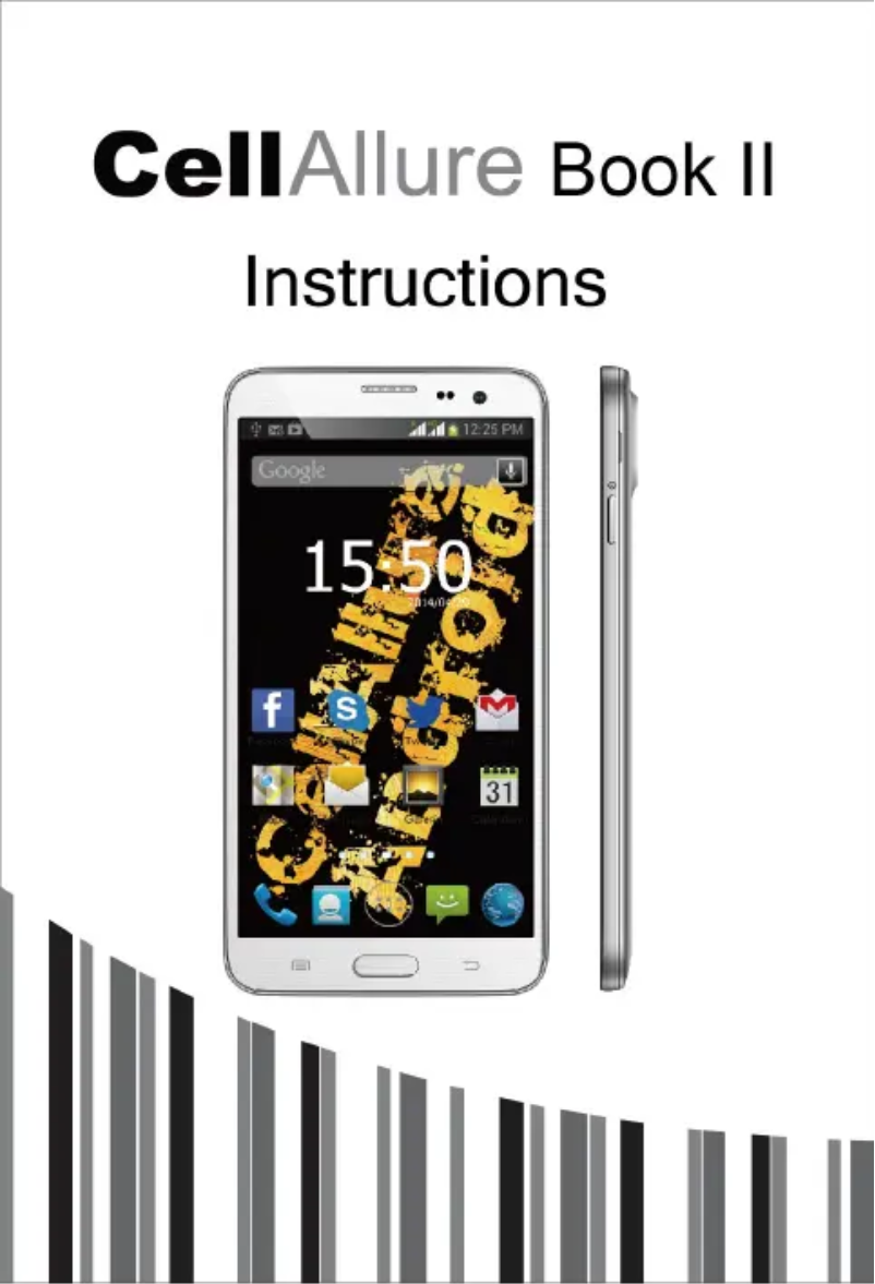 Página 1 del manual Manual de usuario CellAllure Book II