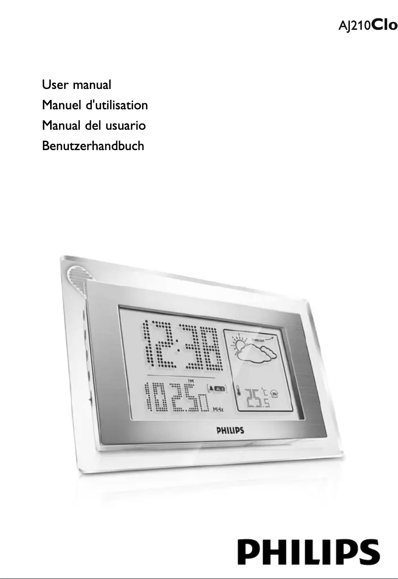 Imagen de la primera página del manual del dispositivo AJ210