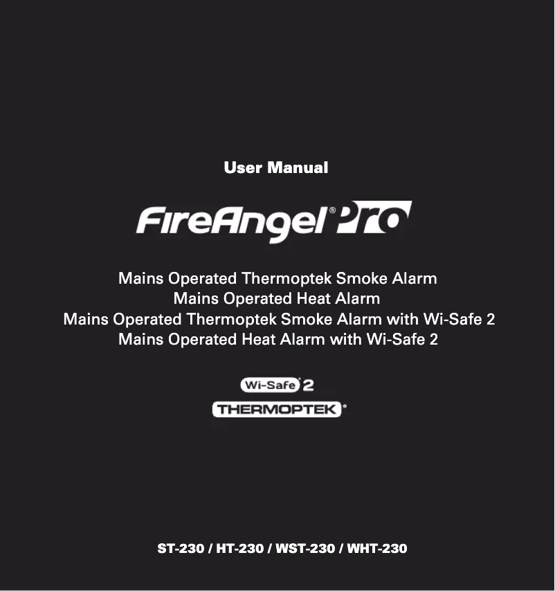 Página 1 del manual Manual de usuario FireAngel ST-230
