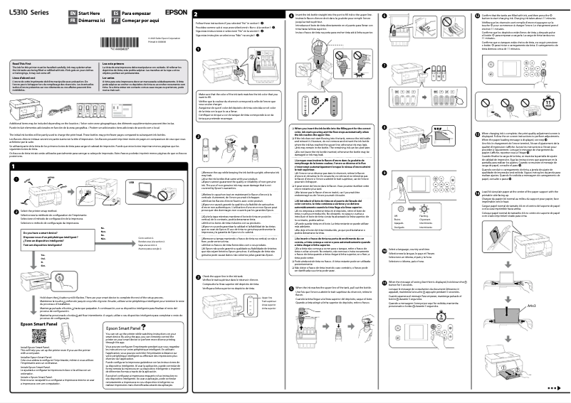 Página 1 del manual Guía de instalación Epson EcoTank L5310