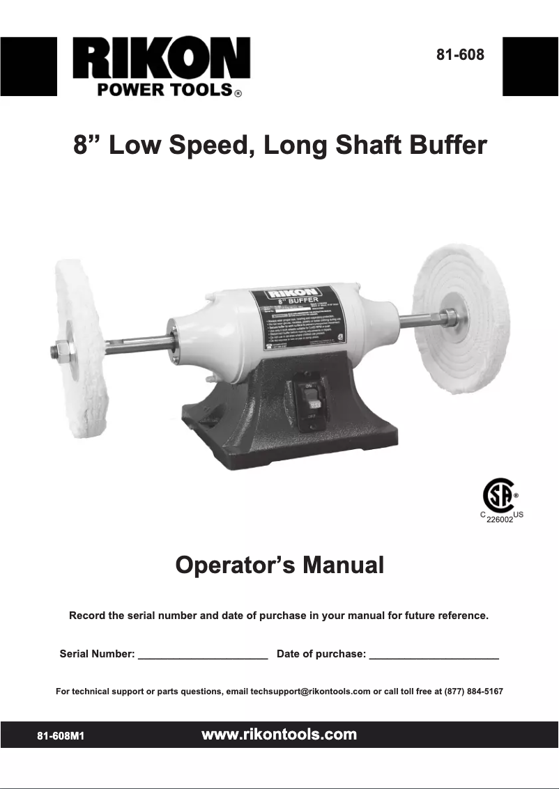 Imagen de la primera página del manual del dispositivo 81-608
